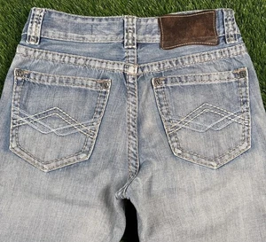 Rock & Roll Double Barrel Relaxed Bootcut Herren Blue Jeans 29x34 Faded Workwear - Bild 1 von 17