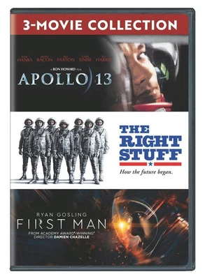 Apollo 13 / Right Stuff / First Man 3-Film Collection DVD  NEW Foto 1 de 4