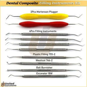 10 Dental Filling Instruments Mortenson Plugger Composite Restorative Excavator - Picture 1 of 10