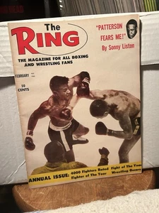 The Ring Boxing Magazine February 1962 Issue Floyd Patterson Sonny Liston Cover - Bild 1 von 1