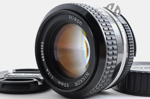 Nikon AI NIKKOR 50mm F1.4 MF Standard Lens For F Mount NEAR MINT From Japan - Picture 1 of 13