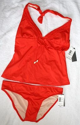 Kenneth Cole Halter Tankini Set Sz S/3,4 Foto 1 de 2
