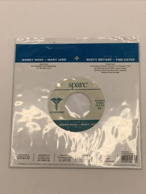 SPARC BOBBY RUSH Mary Janes RUSTY BRYANT Fire Eater Jazz Blue Vinyl 7" 45 Album - Image 1 of 2