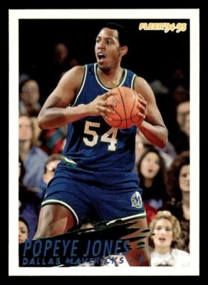 1994 Fleer #50 Popeye Jones - Dallas Mavericks - Image 1 of 2