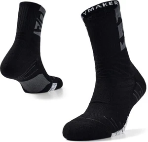 Under Armour Socks Playmaker Mid Crew Black 88915 - Picture 1 of 1