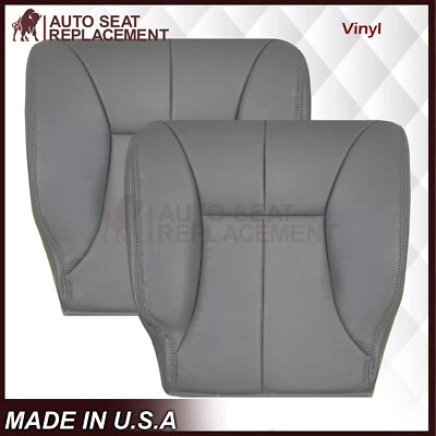1998 - 2002 For Dodge Ram Single Cab Extended Cab Work Truck WT Gray Seat Covers - Image 1 of 4