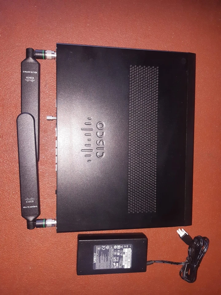 CISCO C897VAMG-LTE-GA-K9 & ANTENNAS & PSU & POWER LEAD 45 DAY WARRANTY C897VAMG - Image 1 of 4