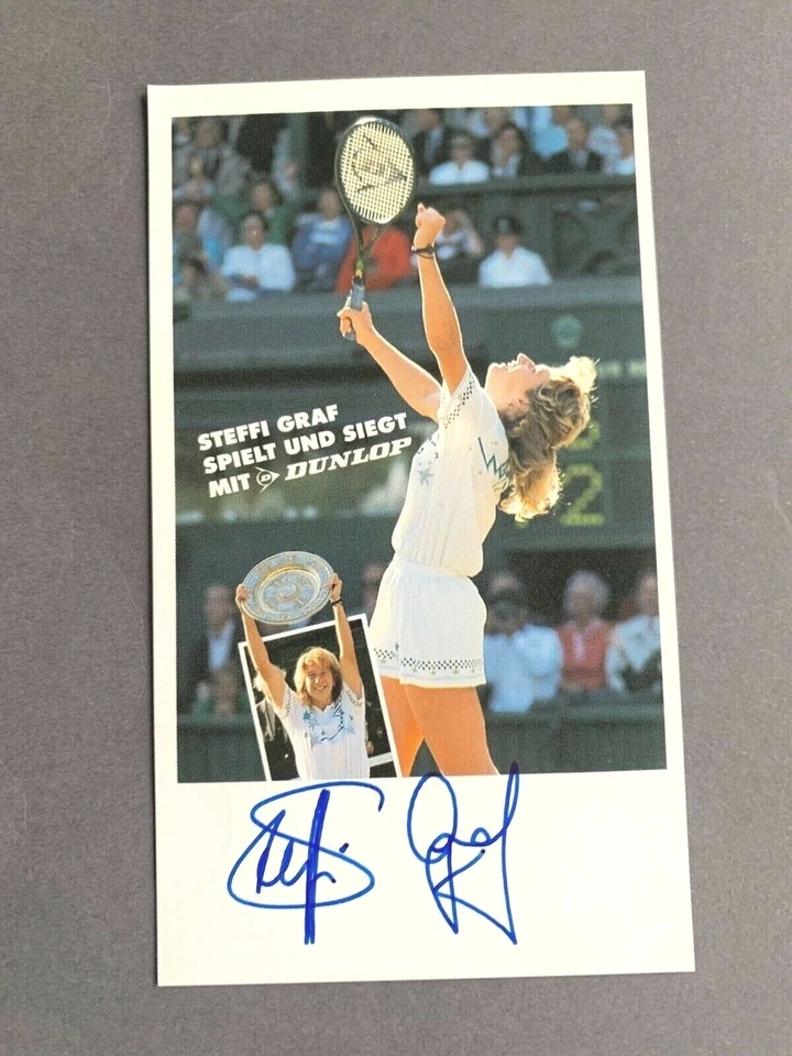 STEFFI GRAF Tennis original signed Autogrammkarte 8x14 - Bild 1 von 1