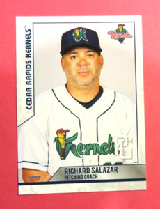 2021 Choice, Cedar Rapids Kernels, Pitching Coach - RICHARD SALAZAR - Venezuela