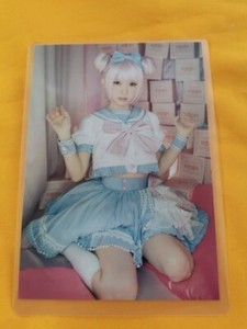 Enako Photo Card Japanese Cosplayer Women Anime Swimsuit Bunny Girl Lingerie 25