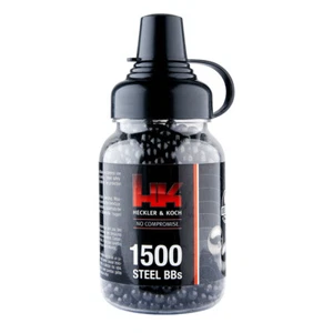 Umarex H&K .177 4.5mm Steel BB 0.35g Black 1500 Bottle Air Rifle Shooting - Picture 1 of 1