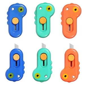 Harita Box Cutter Utility Knife Mini Retractable Lanyard Hole, Alloy Steel Bl... - Picture 1 of 7