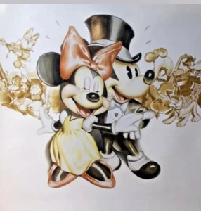 POSTER MICKEY & MINNIE RINGING IN THE MILLENNIUM NEU c - Bild 1 von 8