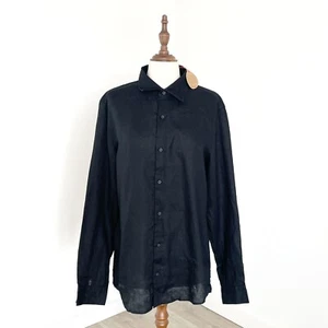 Macpac Mens Linen Long Sleeve Button Up Shirt Size M New - Picture 1 of 5