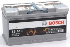 Batteria auto BOSCH S5A13 AGM 95AH 850A cod. 0092S5A130 Start-Stop Battery - Imagen 1 de 1