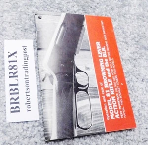 1992 Browning BLR81 Factory Owners Instruction Manual Excellent w Reg Card - Bild 1 von 7