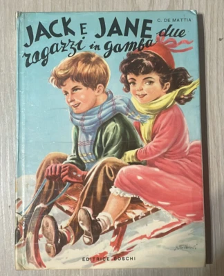 JACK E JANE DUE RAGAZZI INGAMBA EDITRICE BOSCHI 1965-CARTONATO PER RAGAZZI- - Immagine 1 di 3
