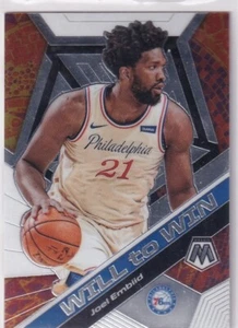 2019-20 Panini Mosaic NBA Basketball No. 17 Joel Embiid Will to Win - Bild 1 von 2