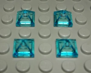 Lego Brick Point 1X1X0.6 Transparent Light Blue 4 Pieces - Picture 1 of 1