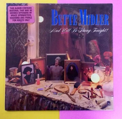 BETTE MIDLER Mud Will Be Flung Tonight 1985 Old Stock SEALED Comedy LP  #6693 - Image 1 of 4