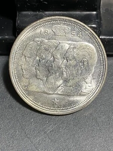 1954 Belgium 100 Francs Silver Nice - Picture 1 of 2