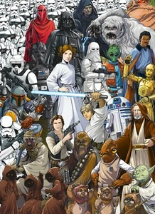 Star Wars Photo wallpaper large size teen bedroom wall mural 100x72inch paper - Picture 1 of 4