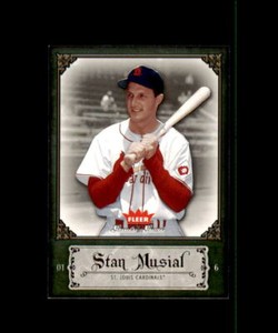 2006 FLEER GREATS OF THE GAME BASEBALL CARDINALS #85 STAN MUSIAL
