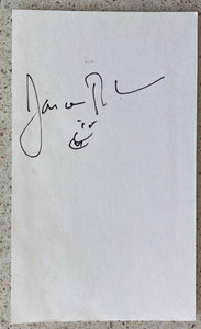Jason Robert Brown Signed Index Card 3”X5” Composer The Last Five Years Parade