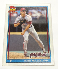 Terry Mulholland - 1991 Topps #413 - Philadelphia Phillies Baseball Card