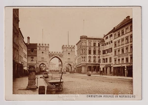 CDV Christian Koenig in Nürnberg MÜNCHEN Porte de Charles Vintage c.1870 - Picture 1 of 1