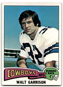 1975 Topps Walt Garrison Dallas Cowboys #341