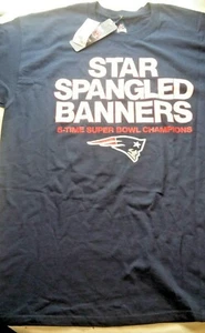 Camiseta gráfica Majestic Star Spangle Banner New England Patriots para hombre talla L - Imagen 1 de 6