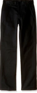 Nautica Boys Flat Front Twill Pant Uniform Size 10 -Slim - Picture 1 of 2