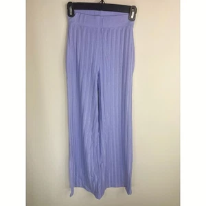 Jonathan Simkhai Standard Celia gerippte kurze Hose weites Bein in Kornblume XS neu mit Etikett - Bild 1 von 8