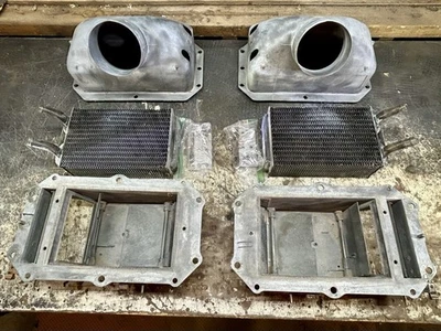 1955 CADILLAC HEATER CORES & ASSEMBLIES R. & L. SIDES ( OEM USED SET ) A+  - Image 1 of 4