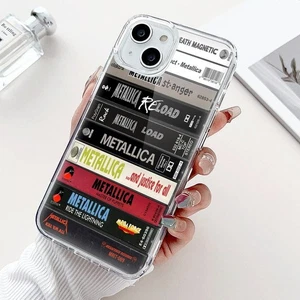 Metallica Albums Cassette Collection Retro clear Phone Case - Photo 1 sur 5