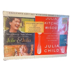 Julie Julia (DVD, 2009) & Julia's Kitchen Wisdom book - Exclusive Gift Set - Picture 1 of 7