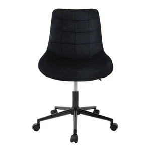 Stuhl Bürostuhl mit Rollen Schreibtischstuhl ergonomisch Drehstuhl Hocker Samt - Bild 1 von 4