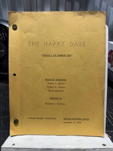 HAPPY DAYS ORIGINAL TV SCRIPT 1973 Revised Shooting Script RARE! - Picture 1 of 14