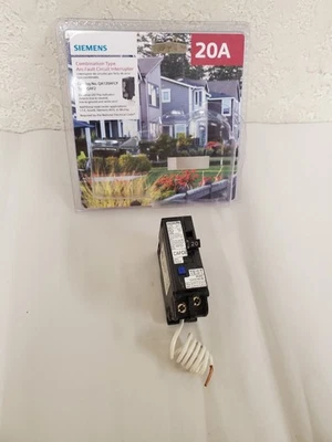 Siemens 20 Amp 1 in. Single-Pole Combination AFCI Circuit Breaker (QA120AFCP) - Image 1 of 4