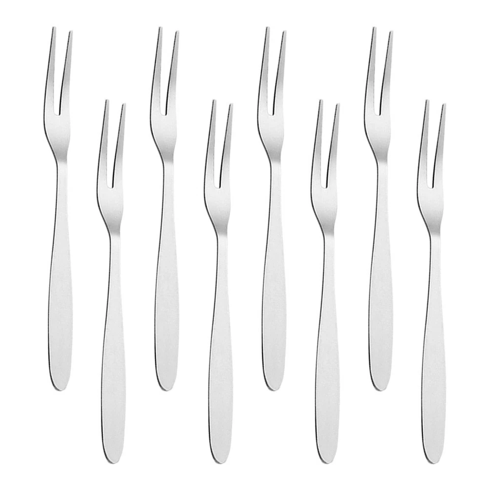  36 Pcs Forchette Di Frutta in Acciaio Inossidabile FORCHI PASTRY - Immagine 1 di 4