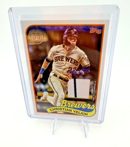2024 Topps Series 2 - 1989 Topps Baseball  #89R2-CY Christian Yelich (MEM) Patch - Picture 1 of 2