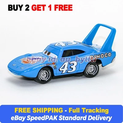 Disney Pixar Cars AKA "the King" Mattel 1:55 Diecast Car Toy Gift, New Loose - image 1 of 4