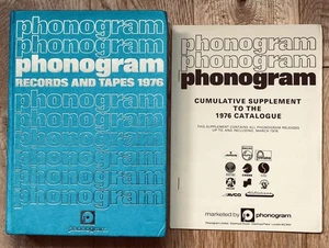 Phonogram Records & Tapes 1976 Catalogue Book With Supplement - Bild 1 von 6