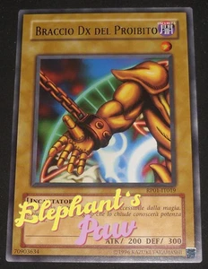 Yugioh - Braccio Dx del Proibito RARA - RP01-IT019 - Foto 1 di 1