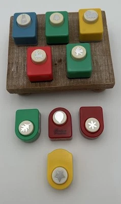 Пробойники для бумаги рукоделия смешанный лот из 9 мини-пробойников разных брендов - Изображение 1 из 4