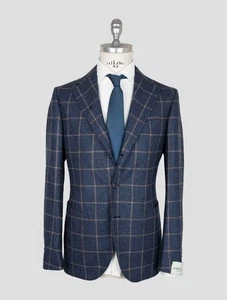 NEU LUIGI BORRELLI BLAUER SCHURWOLLE BLAZER US 40 - EU 50 BOR10 - Bild 1 von 6