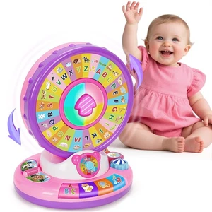 Learning & Musical Toys for 1 2 3 Year Old Boy Girl, Spin and Sing Alphabet Z... - Picture 1 of 7