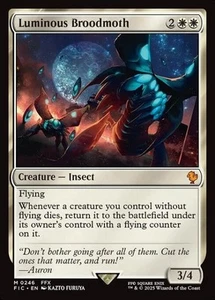 MTG - LUMINOUS BROODMOTH - Final Fantasy Com (M) - Picture 1 of 1