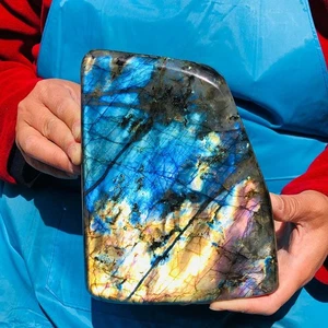 6.68LB Natural Gorgeous Labradorite QuartzCrystal Stone Specimen Healing - Picture 1 of 14